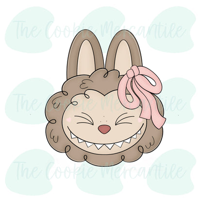 Coquette Fluffy Monster - Cookie Cutter