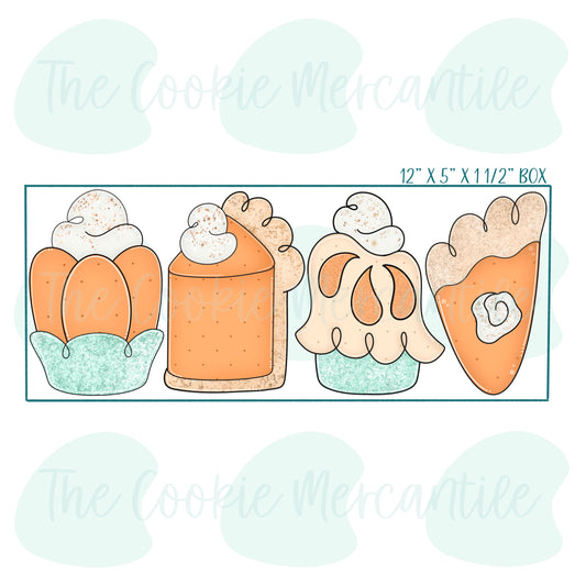 Pumpkin Pie Stick Set - Cookie Cutter