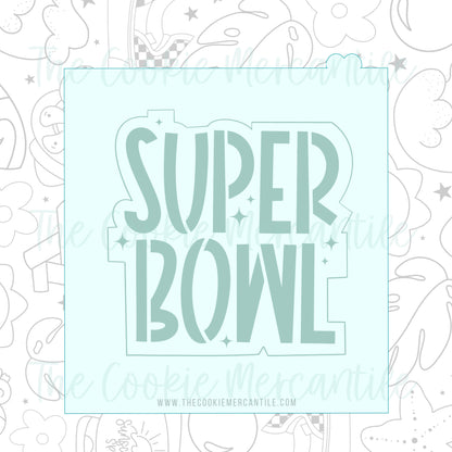 Super Bowl Stencil - Cookie Cutters