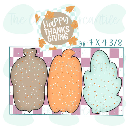 Frosted Fall Trio Set - Cookie Cutter