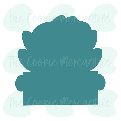 Turkey W/Bow Plaque 2025 - Cookie Cutter