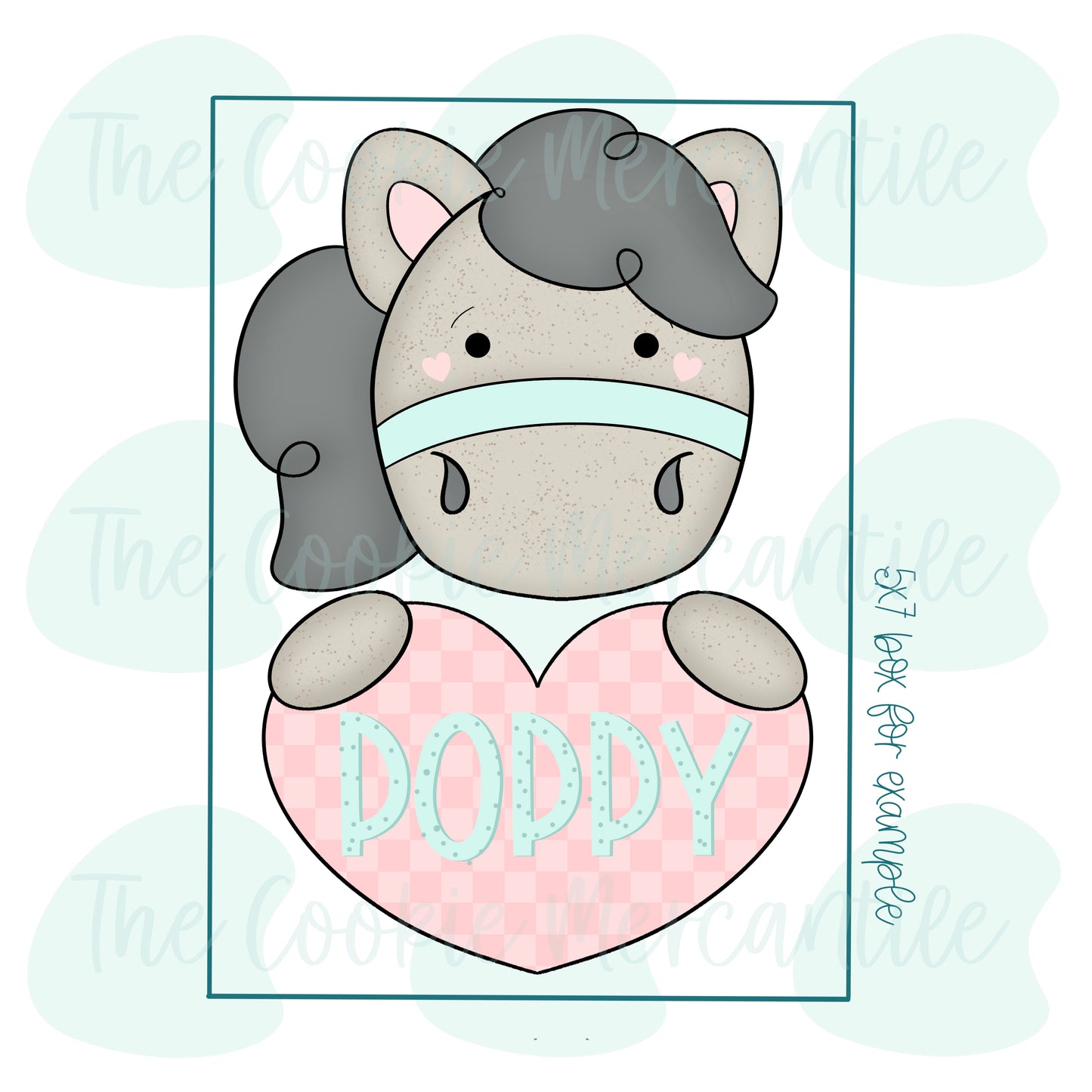 Pony Heart 2 Piece Set [You're my mane friend] - Cookie Cutter