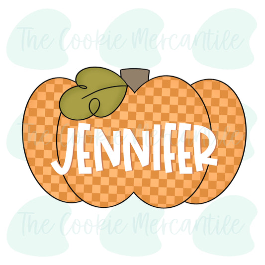 Squishy Pumpkin Plaque - Cookie Cutter