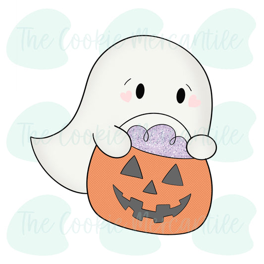 Trick or Treat Ghost 2025 - Cookie Cutter