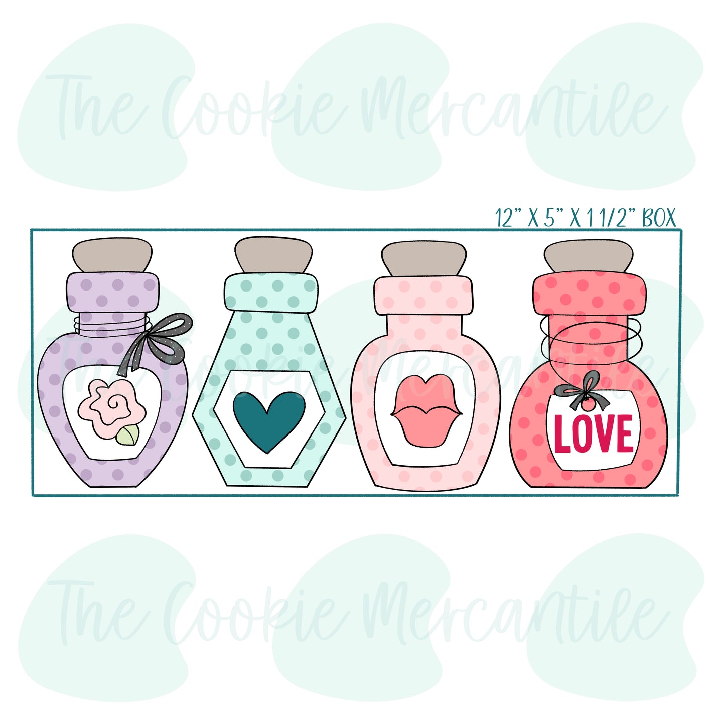 The Secret Ingredient Is Always Love [Love Potion Stick Set] - Cookie Cutter