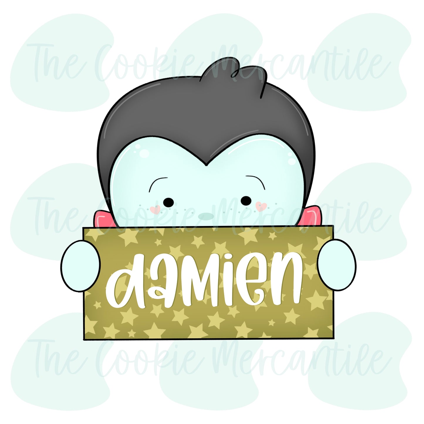 Frankenstein Name Plaque - Cookie Cutter