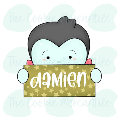 Frankenstein Name Plaque - Cookie Cutter