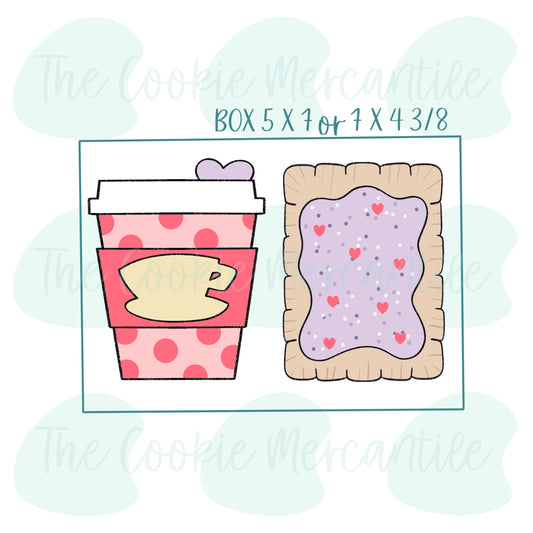 Coffee & Pop Tarts 2 Piece Set [2023] - Cookie Cutter