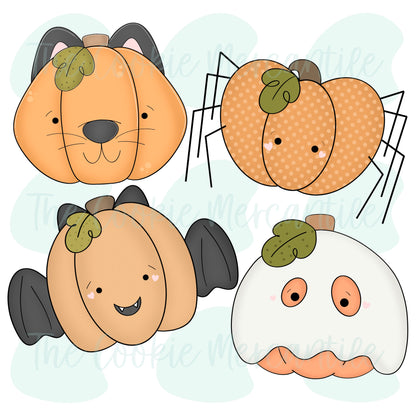 Funny Pumpkin Set - Cookie Cutters