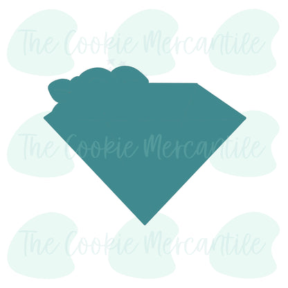 Floral Diamond - Cookie Cutter