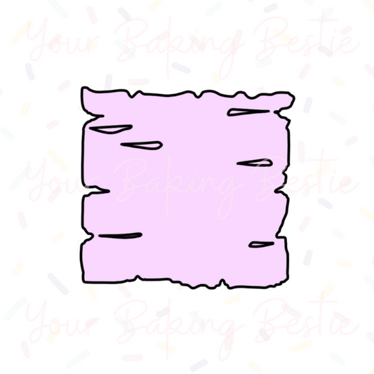 YBB - Square Wood Plaque - Cookie Cutter