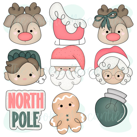 North Pole Set 2024 - Cookie Cutters