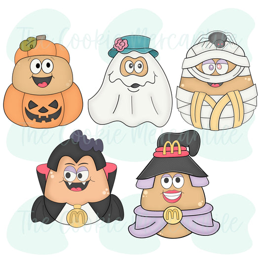 90's MCNugget Buddies Set - Cookie Cutters