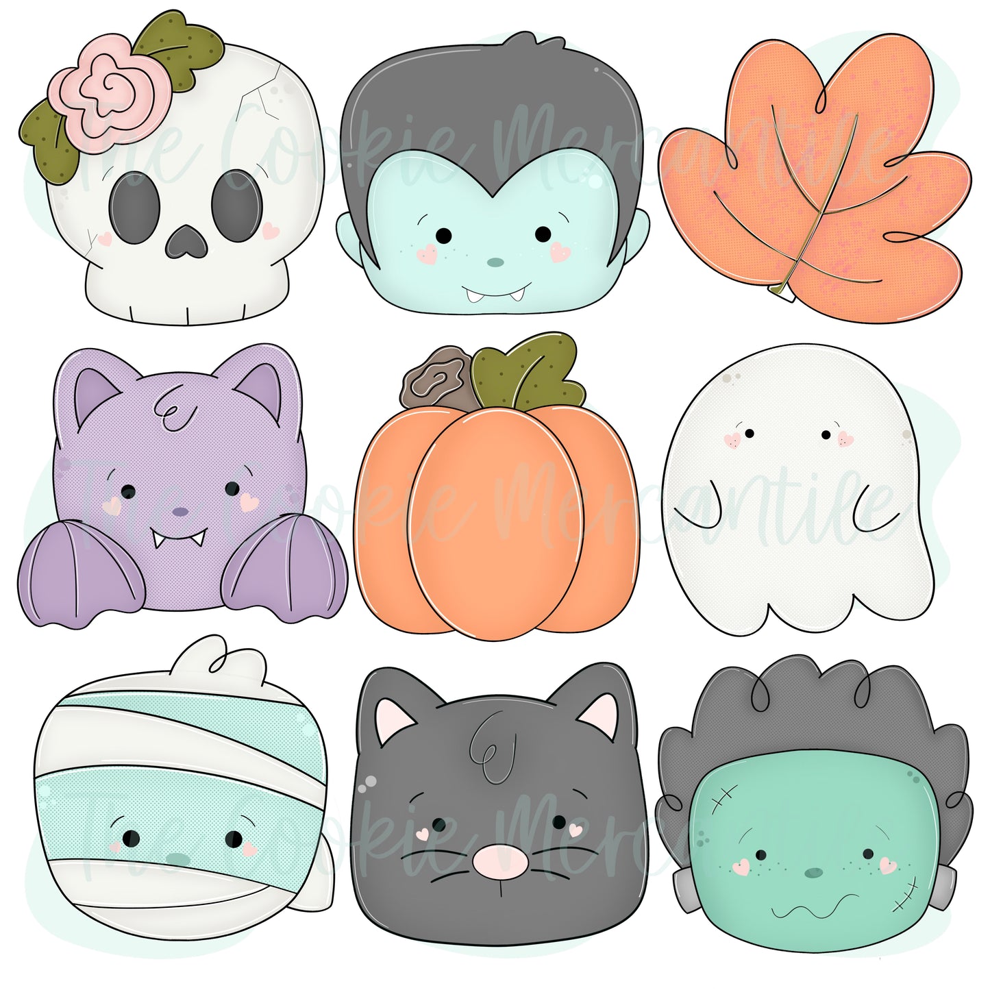 Creep It Cute Halloween 9 Piece Set - Cookie Cutters