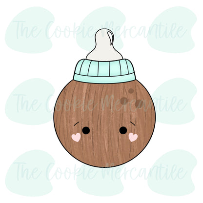 Coconut Baby Bottle - Cookie Cutter