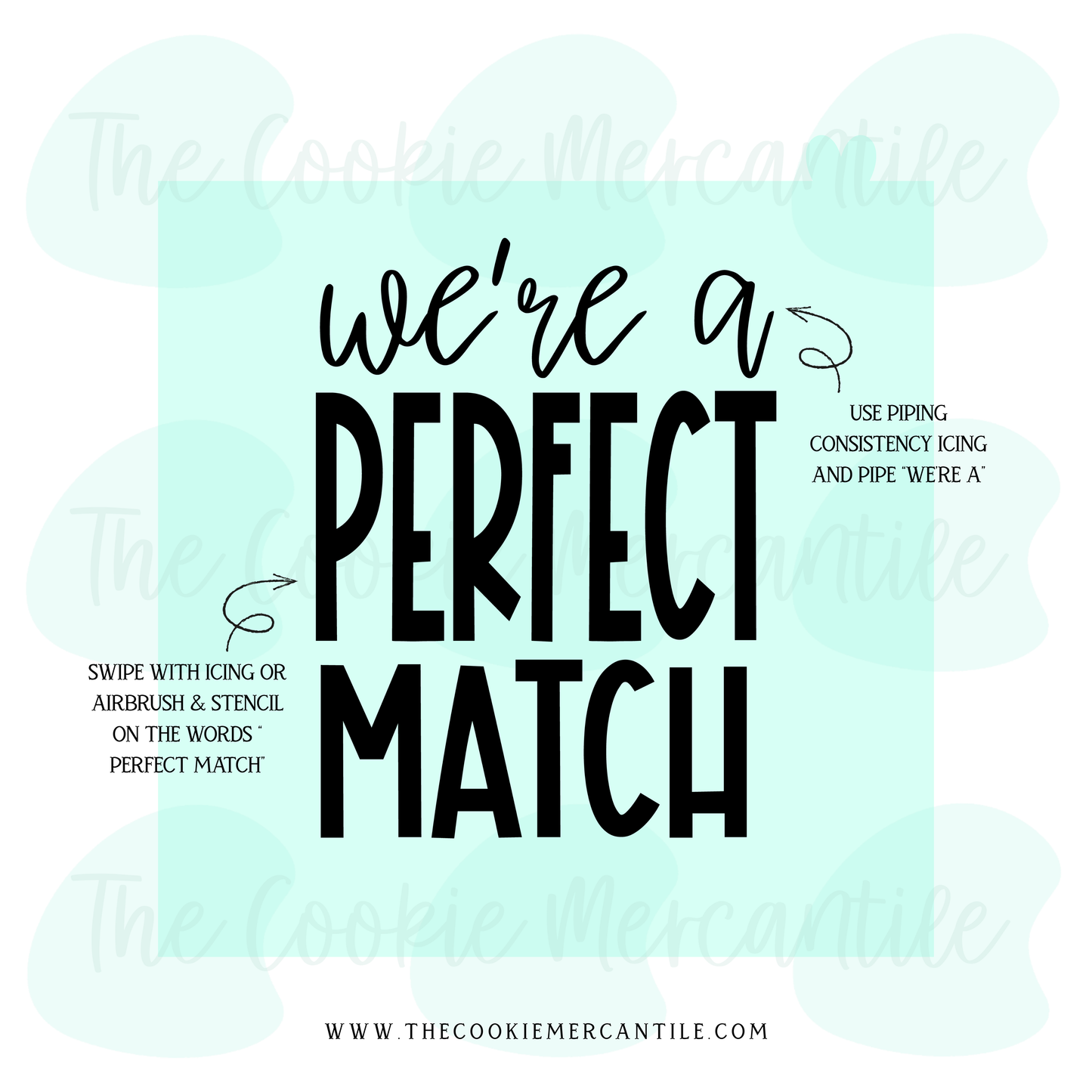 We're A PERFECT MATCH 2026- STENCIL