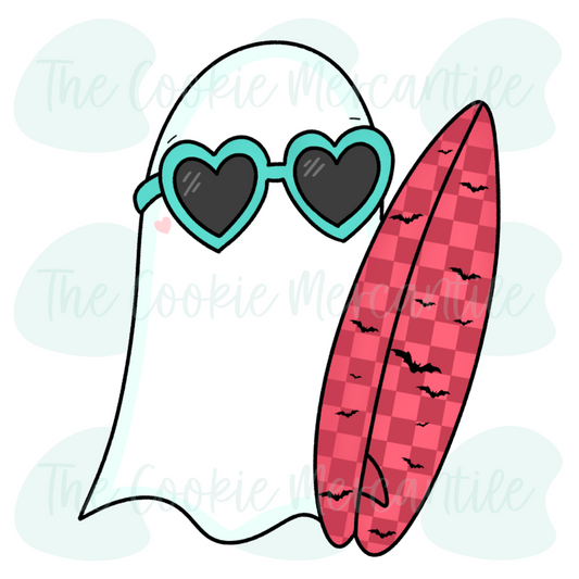 Surfing Ghost - Cookie Cutter