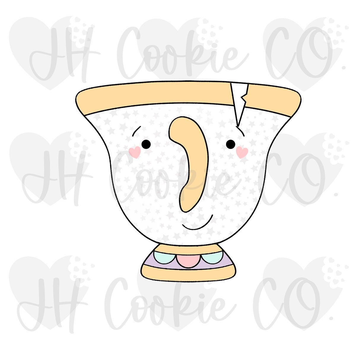 Beauty and Beast Teacup 2023 - Cookie Cutter