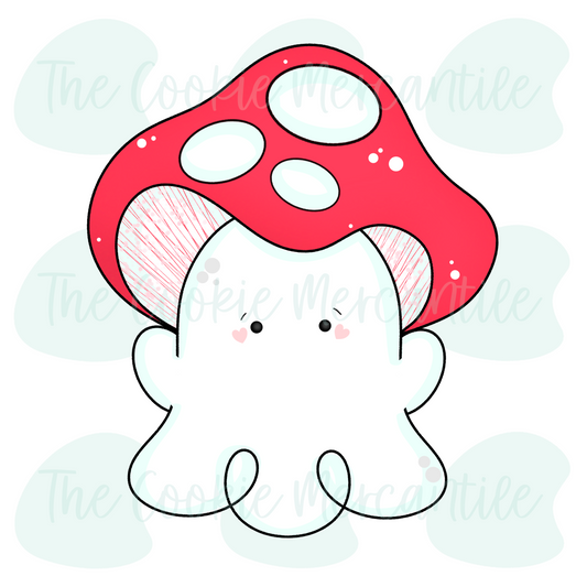 Mushroom Ghost - Cookie Cutter