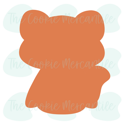 Ghost Fox 2 Piece Set - Cookie Cutter