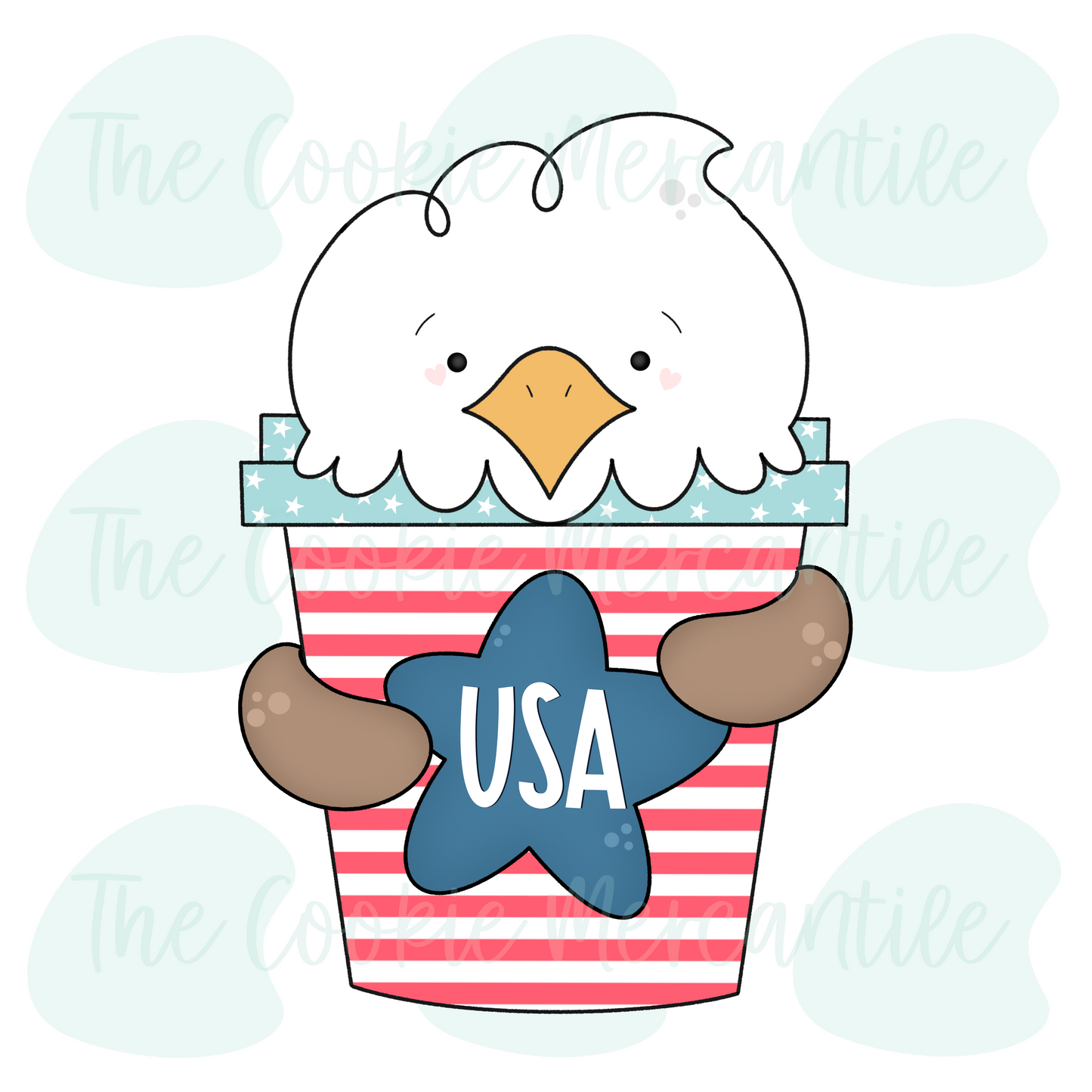 Eagle Latte & Red White & Brew 2 Piece Set - Cookie Cutter