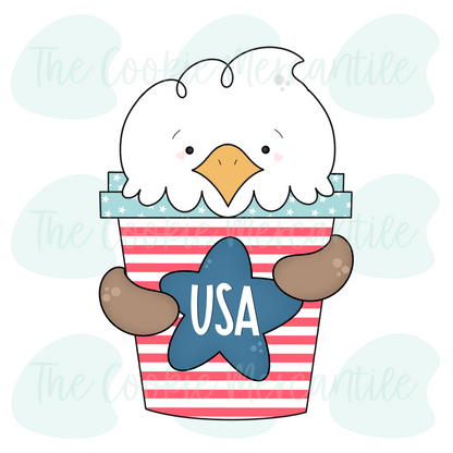Eagle Latte & Red White & Brew 2 Piece Set - Cookie Cutter