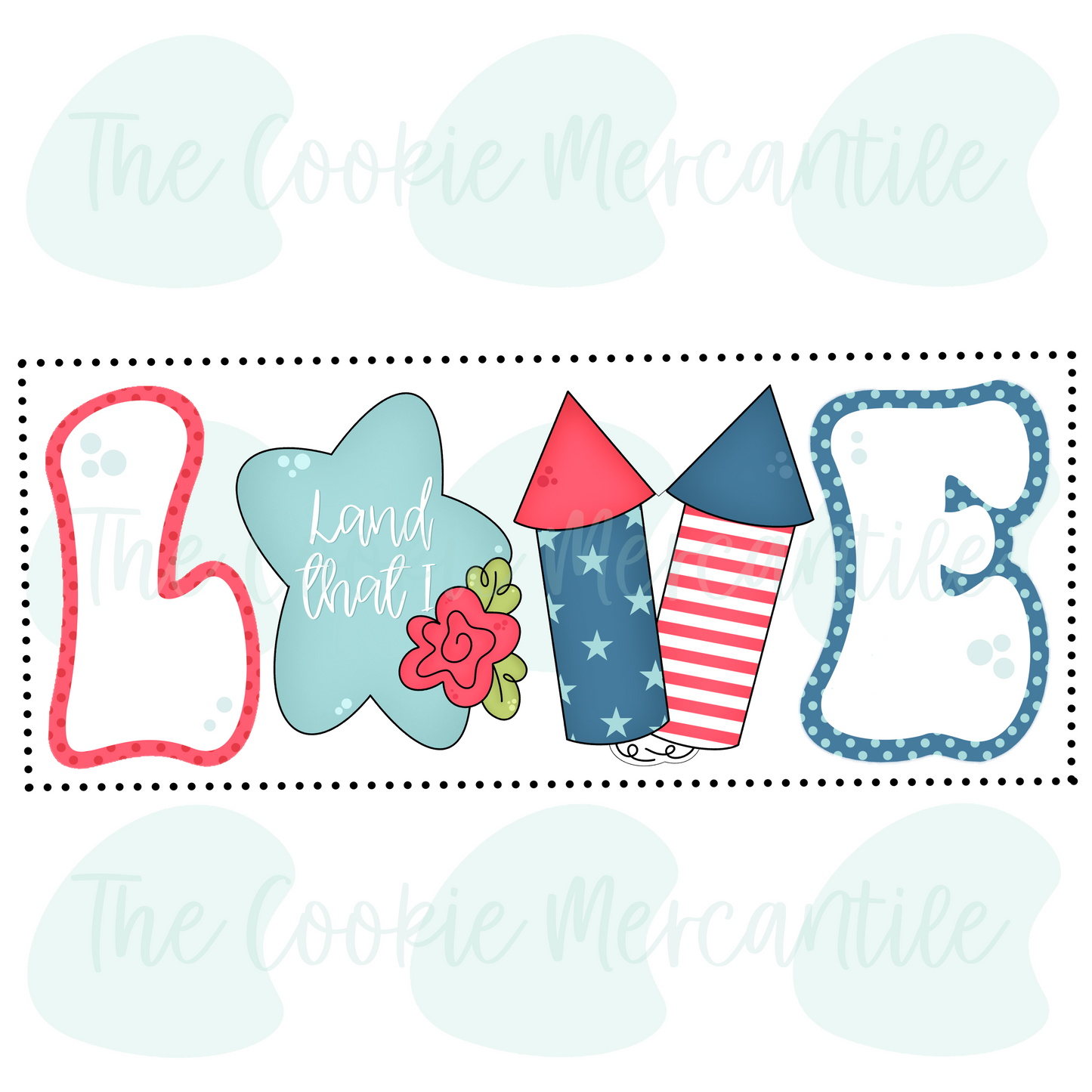 Land That I Love Set - Cookie Cutters