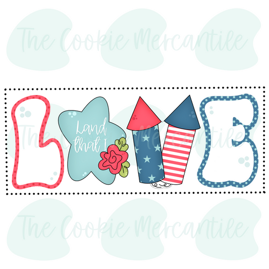 Land That I Love Set - Cookie Cutters