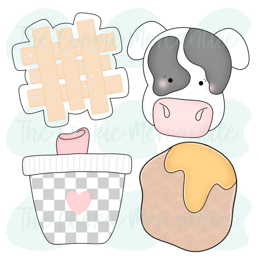 Chicken Fast Food Set - Cookie Cutters