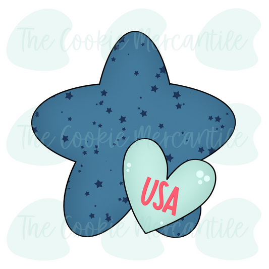 Heart Star - Cookie Cutter