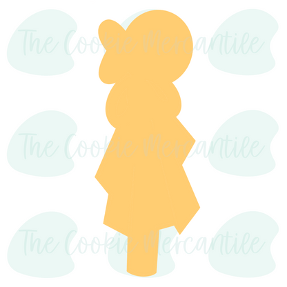 Skinny Gold Fish Cookie Pop Stick 6 Inch - Cookie Cutter