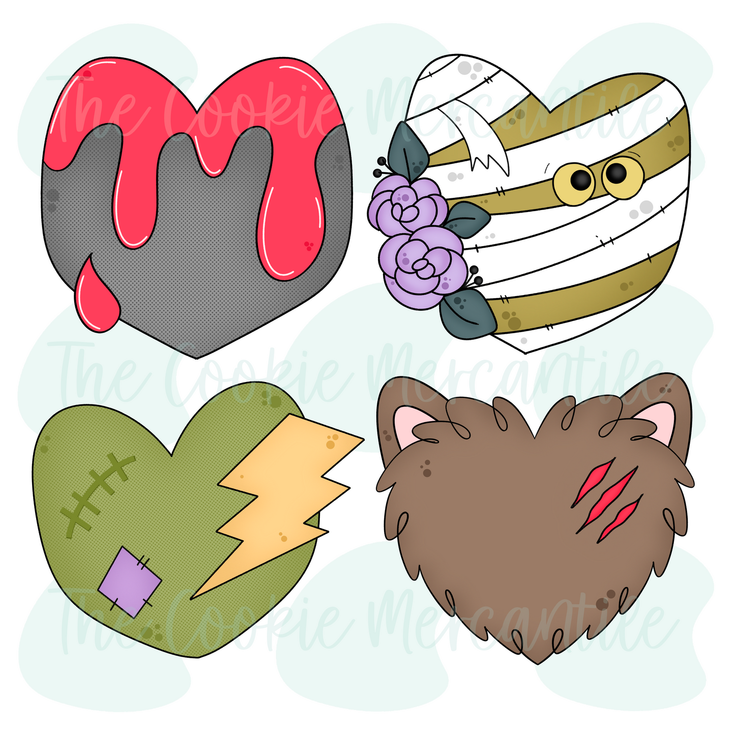 Monster Hearts - Cookie Cutter