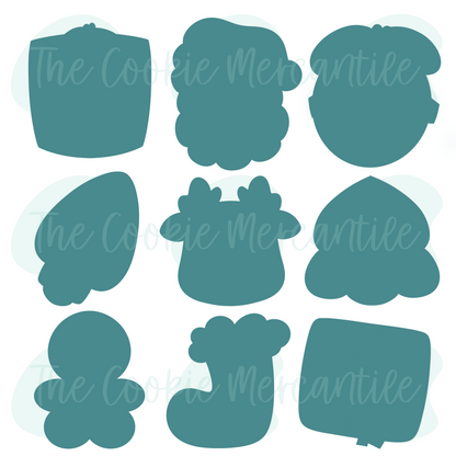 Simple Christmas 9-Piece Set - Cookie Cutters