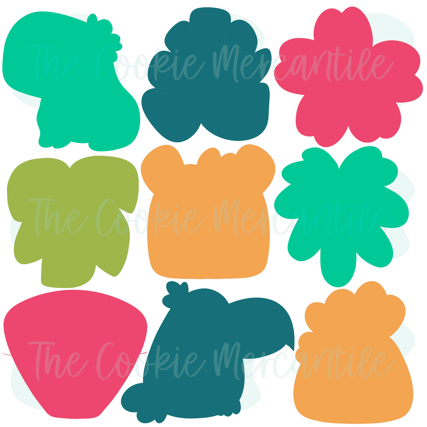 Tropical Island 9-Piece Set - Cookie Cutters