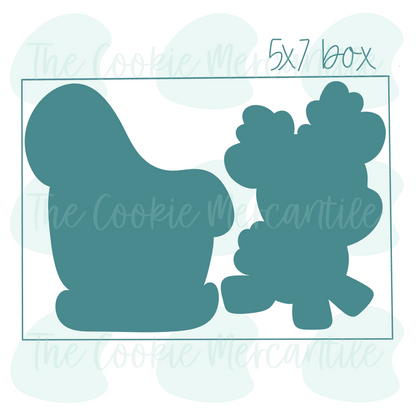 Sleigh & Reindeer Two Piece Set  - Cookie Cutters