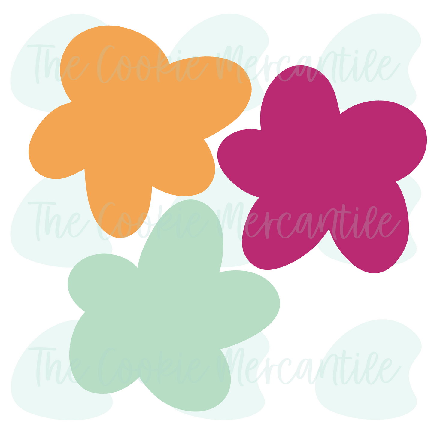Groovy Flowers Set - Cookie Cutters