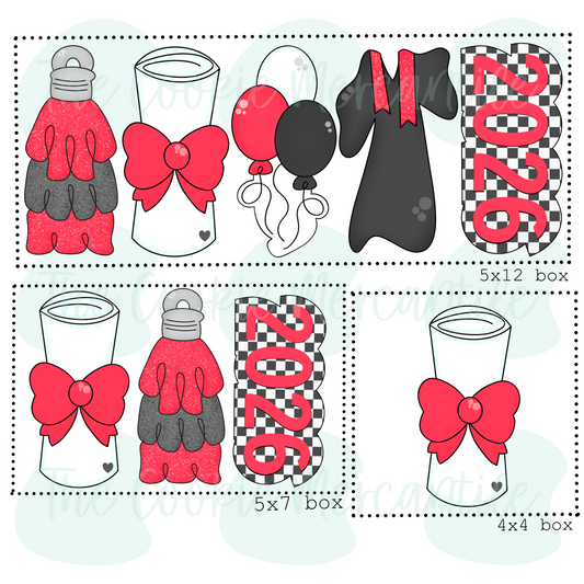 Graduation Stick Set - Cookie Cutters