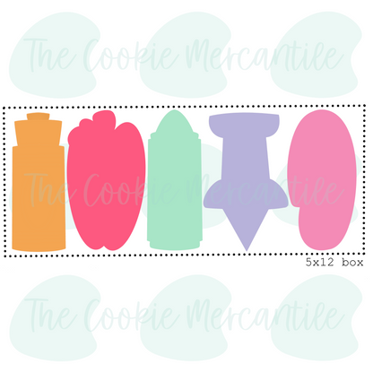 School Stick Set 2025 - Cookie Cutters