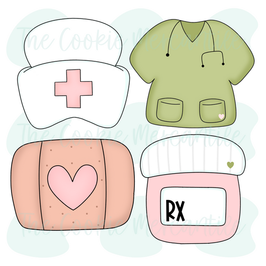 Nurse Set - Cookie Cutters