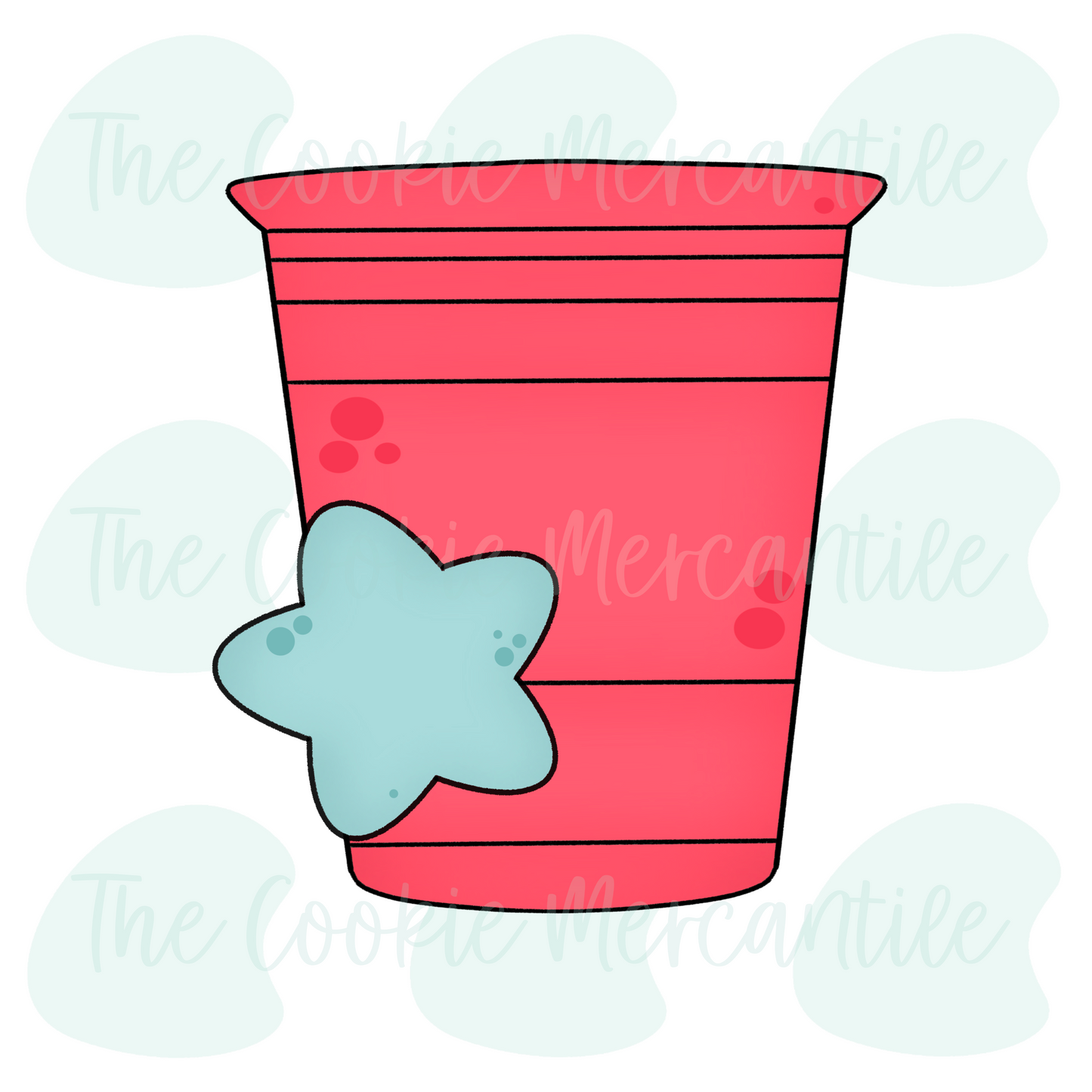 Star Solo Cup & Party in the USA 2 Piece Set - Cookie Cutter