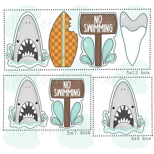 Shark Week Stick Set - Cookie Cutters