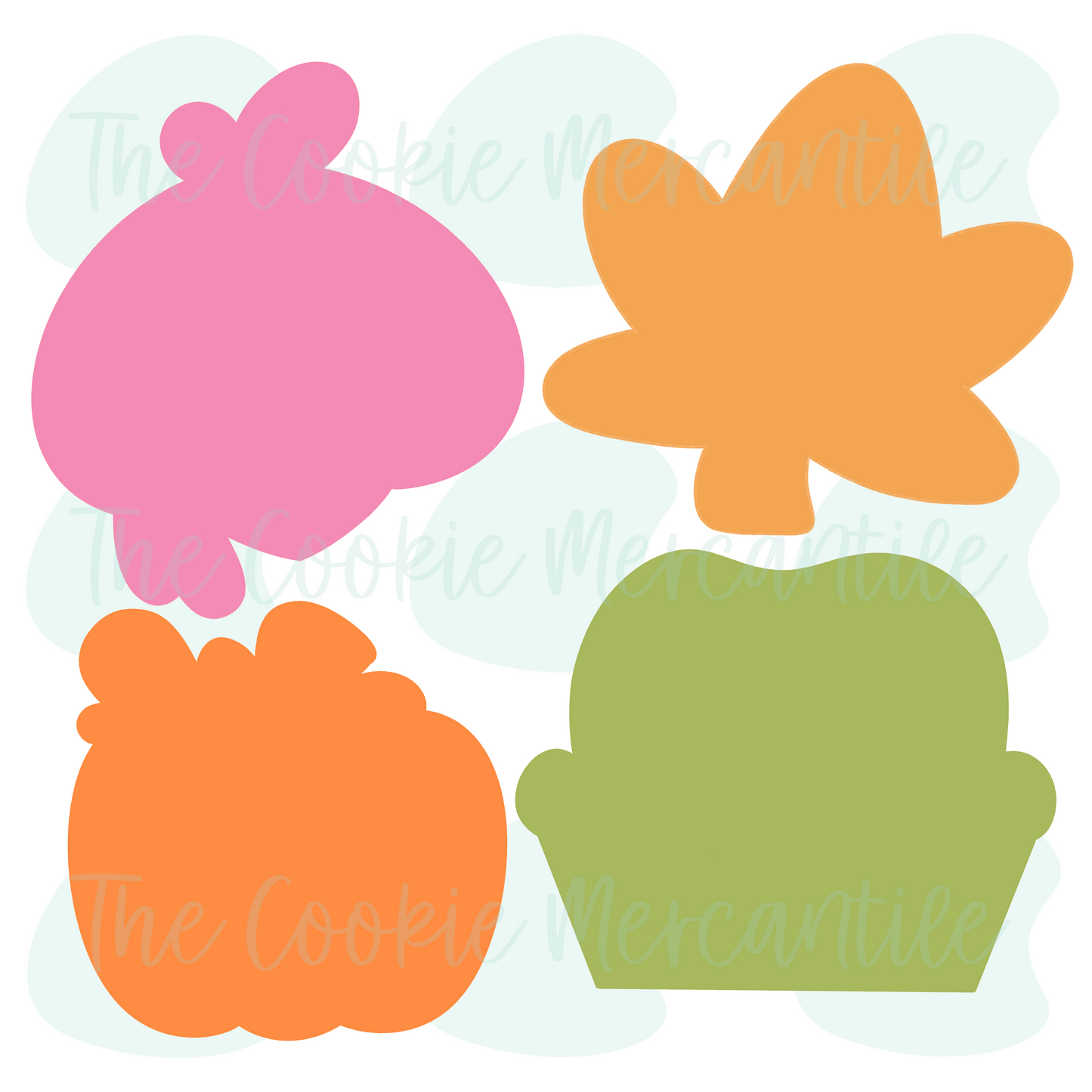 Fall Turkey Set - Cookie Cutters