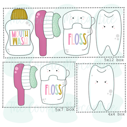 Dentist Stick Set - Cookie Cutters