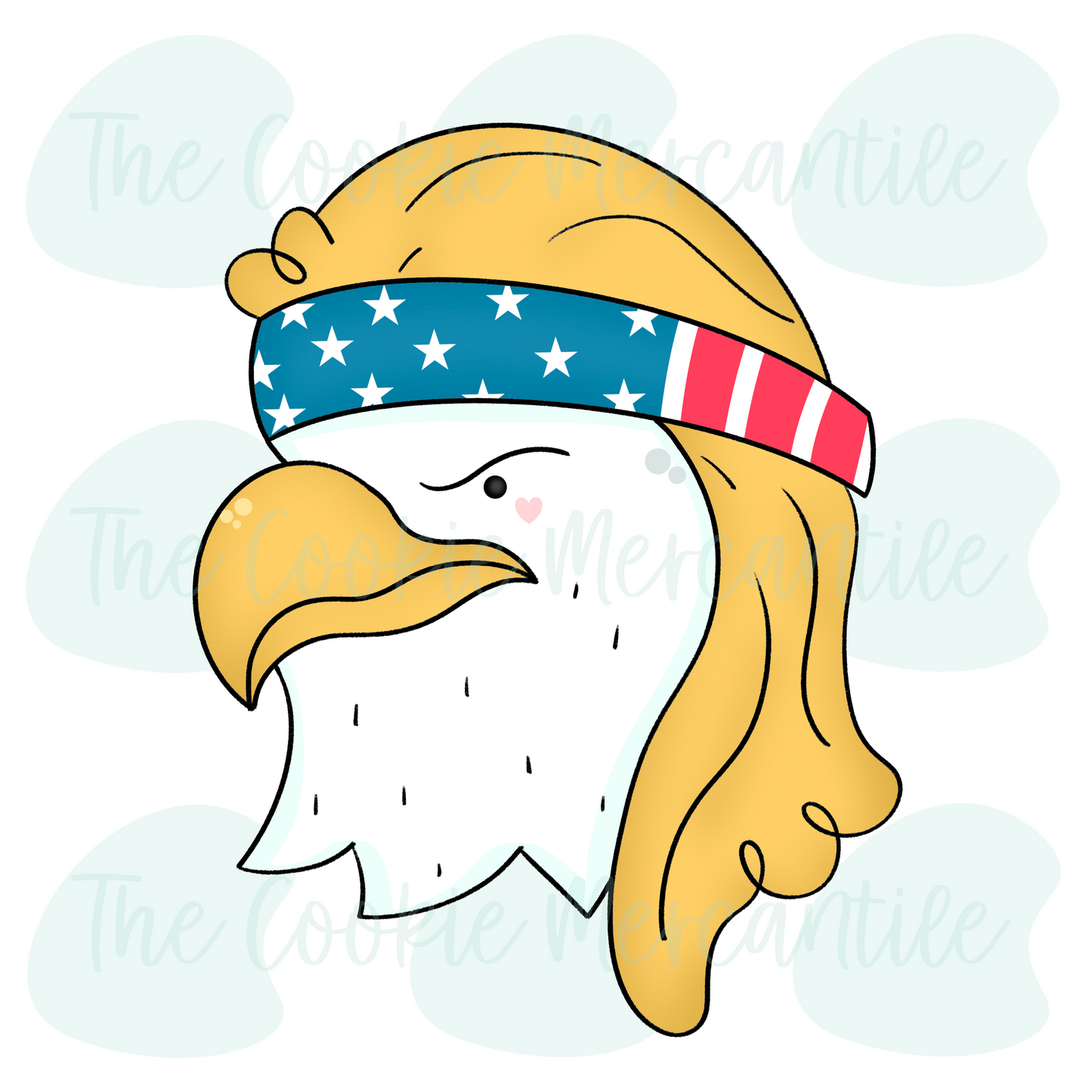Bandana Eagle - Cookie Cutter