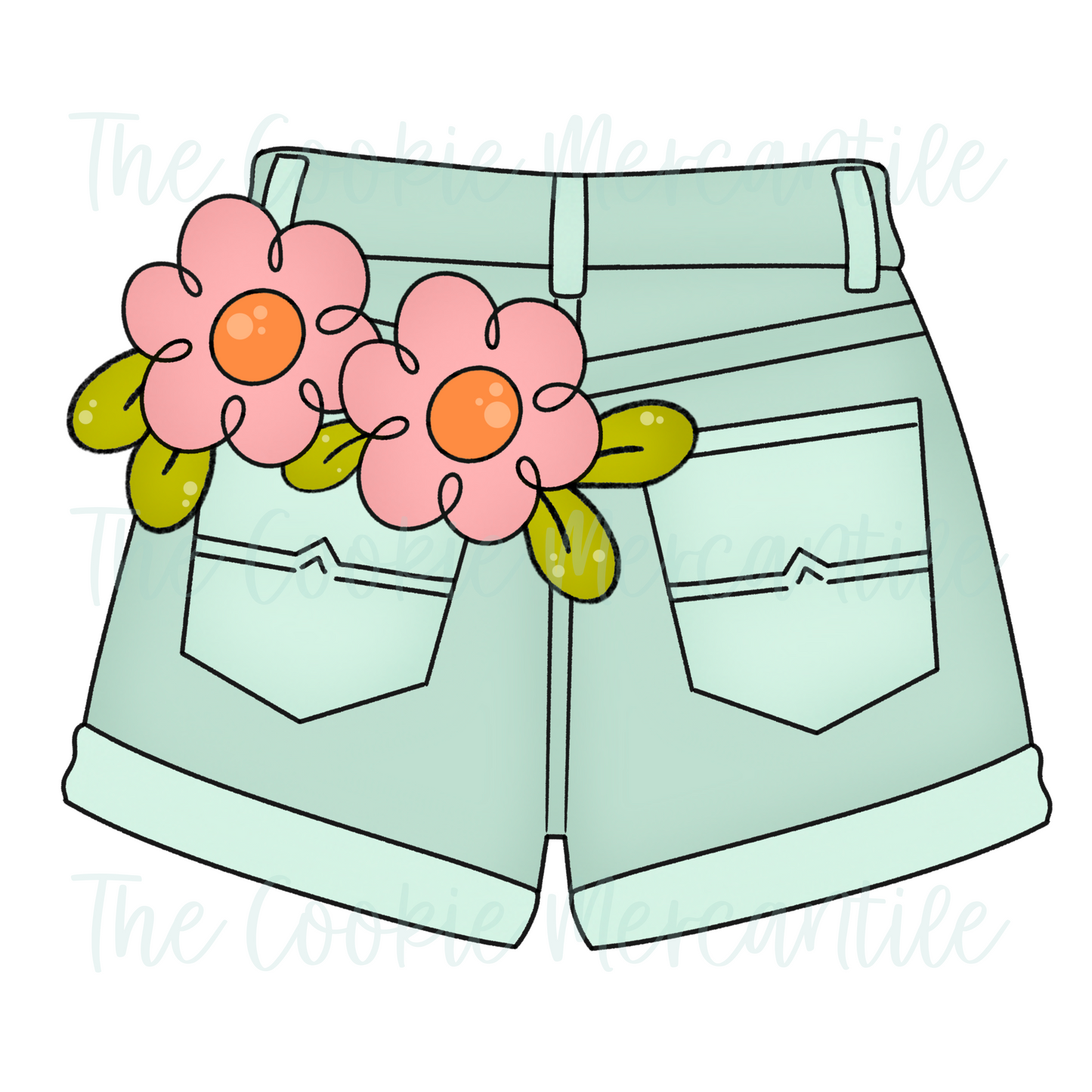 Floral Jean Shorts 2026 - Cookie Cutter