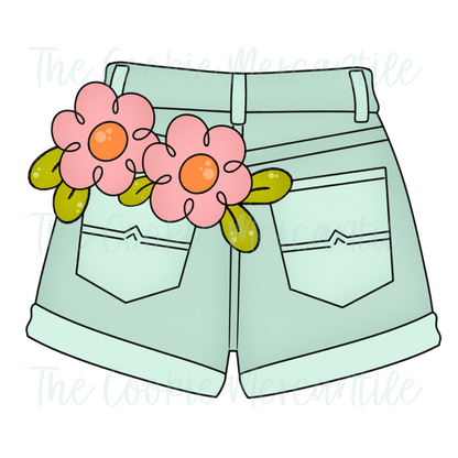 Floral Jean Shorts 2026 - Cookie Cutter