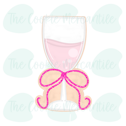 Cheers to another year Champagne Glass 2 Piece Set 2026 - Cookie Cutter
