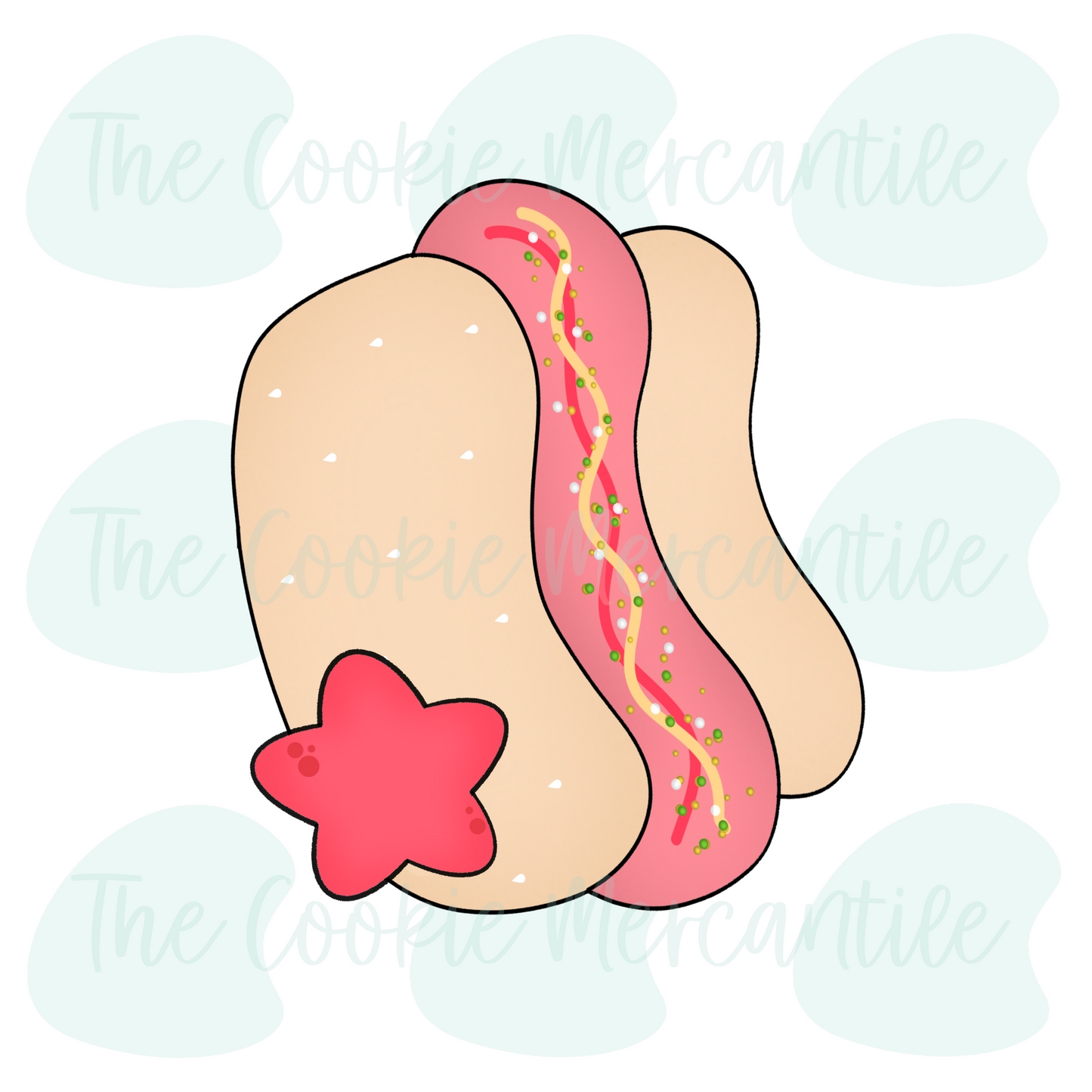 4th of July Hotdog & Lady Liberty 2 Piece Set - Cookie Cutter