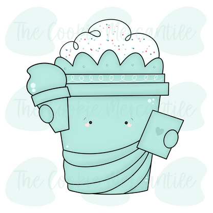 Lady Liberty Latte 2 Piece Set - Cookie Cutter