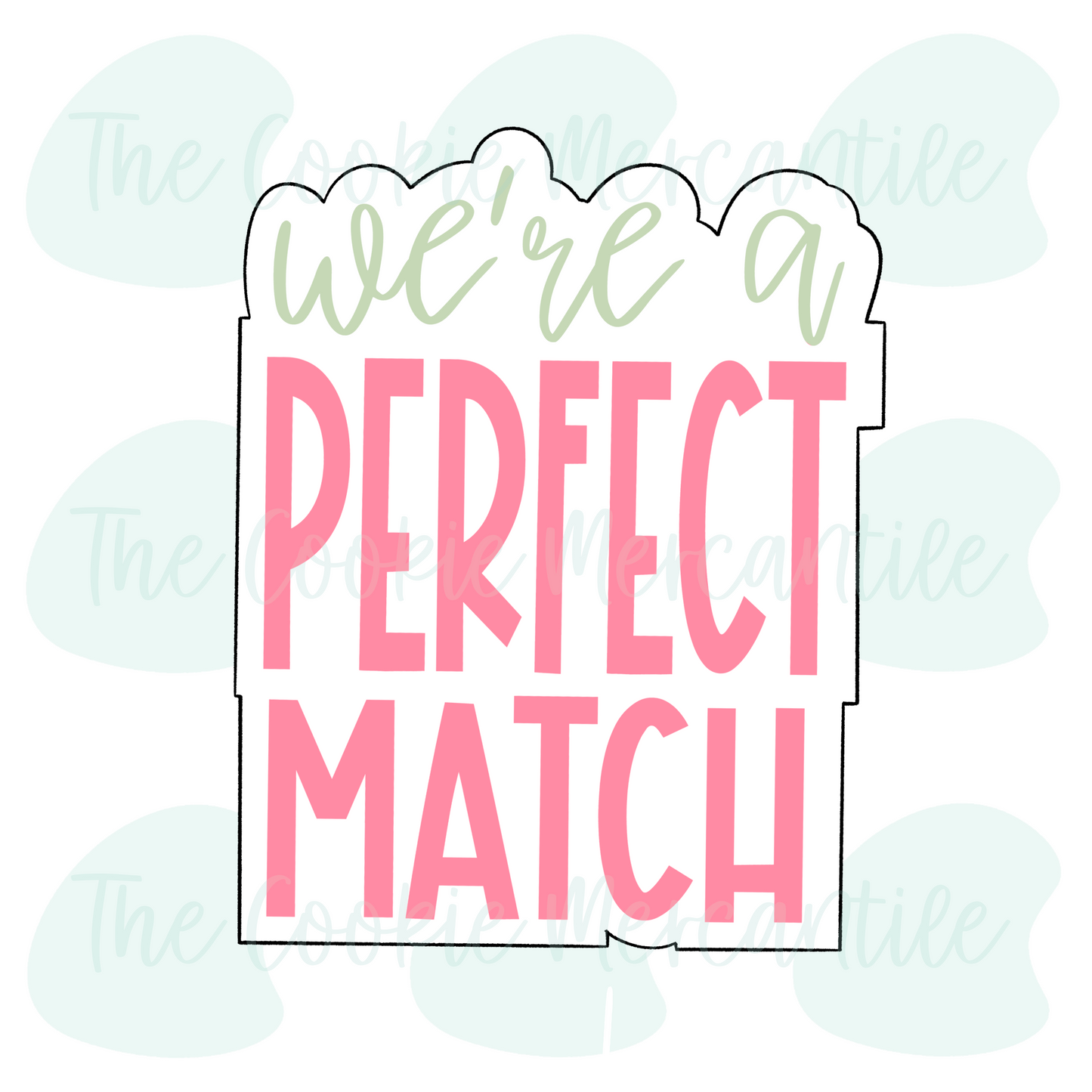 We're a PERFECT MATCH [pickleball girly racket] 2026- Cookie Cutter